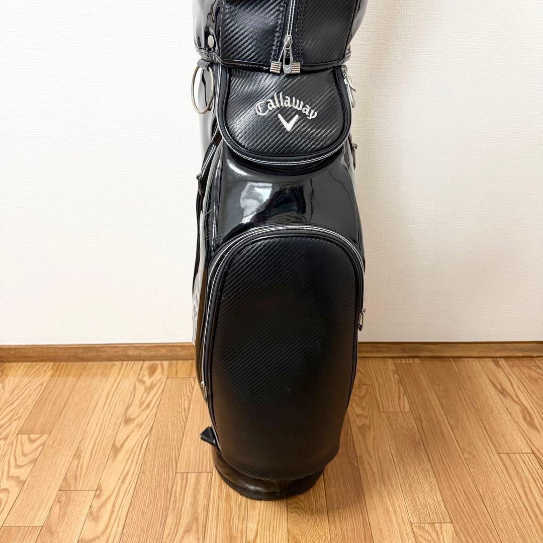 Callaway エナメル製 キャディバッグ 送料無料