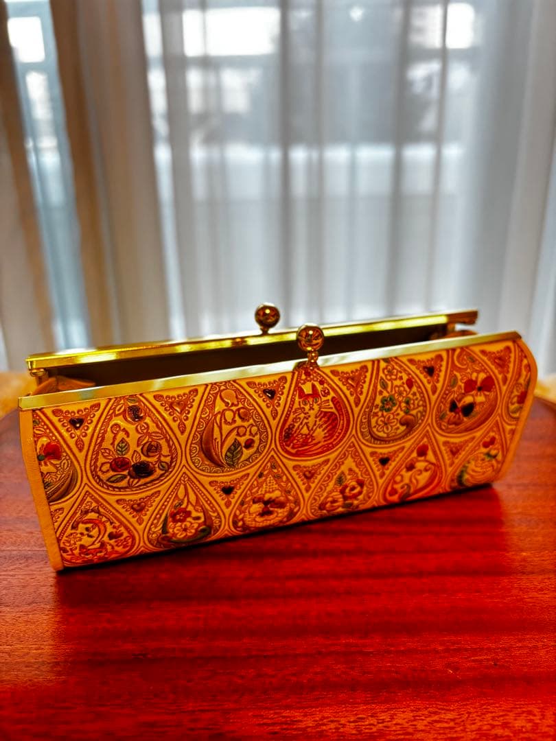 花と猫 がま口ペンケース