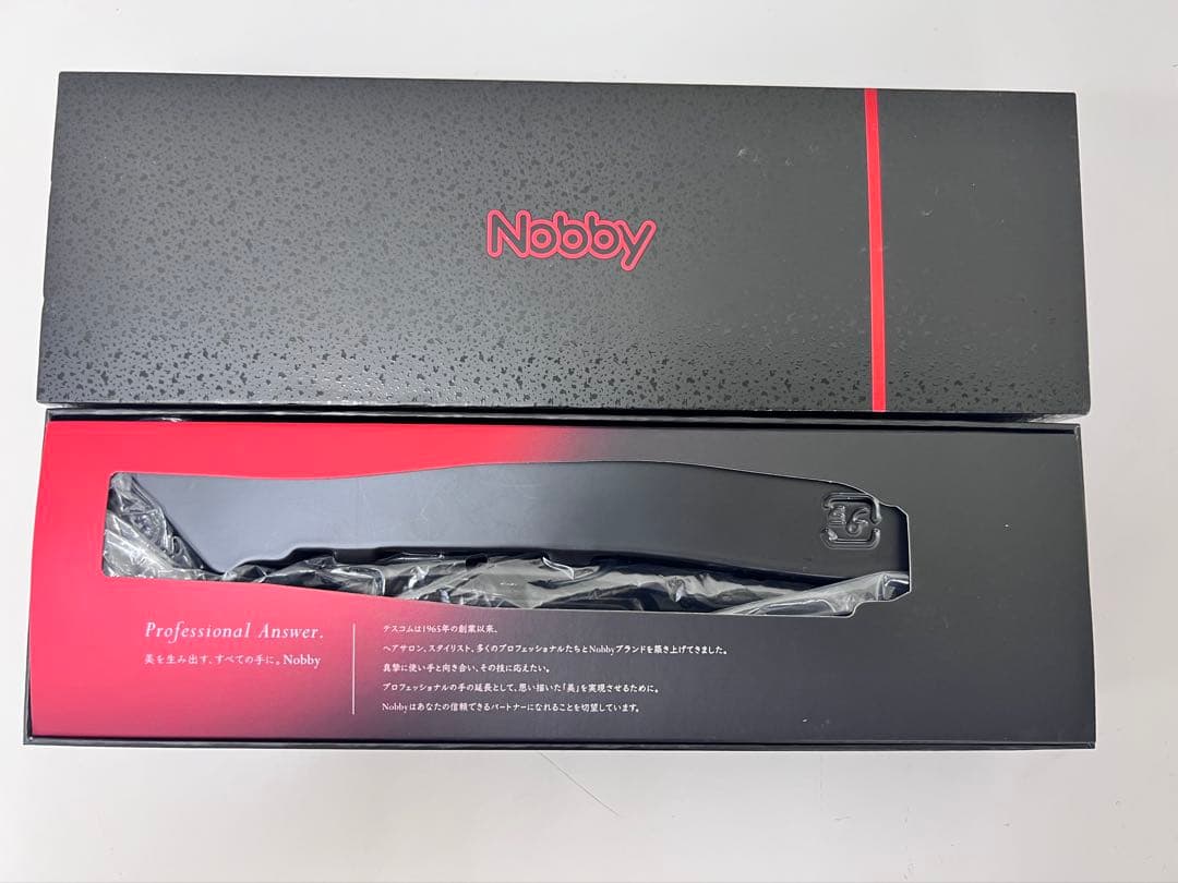 #KD211 Nobby NBS1200 ストレートアイロン ブラック