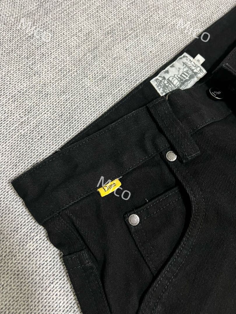 Dime ダイム ブラックバギージーンズ デニム パンツ S