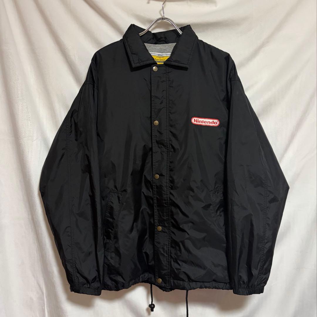 00s Nintendo 任天堂 ナイロンジャケット コーチジャケット 古着 L