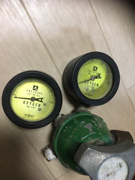 アセチレン、酸素、メーター
