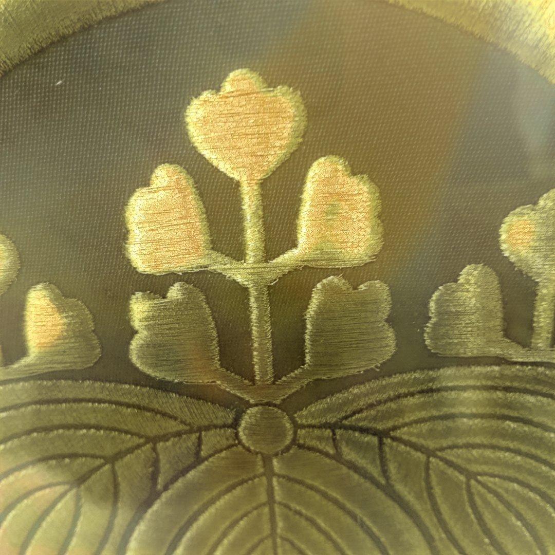 専用です　家紋額◆刺繍 家紋　金刺繍◆一点物◆高級