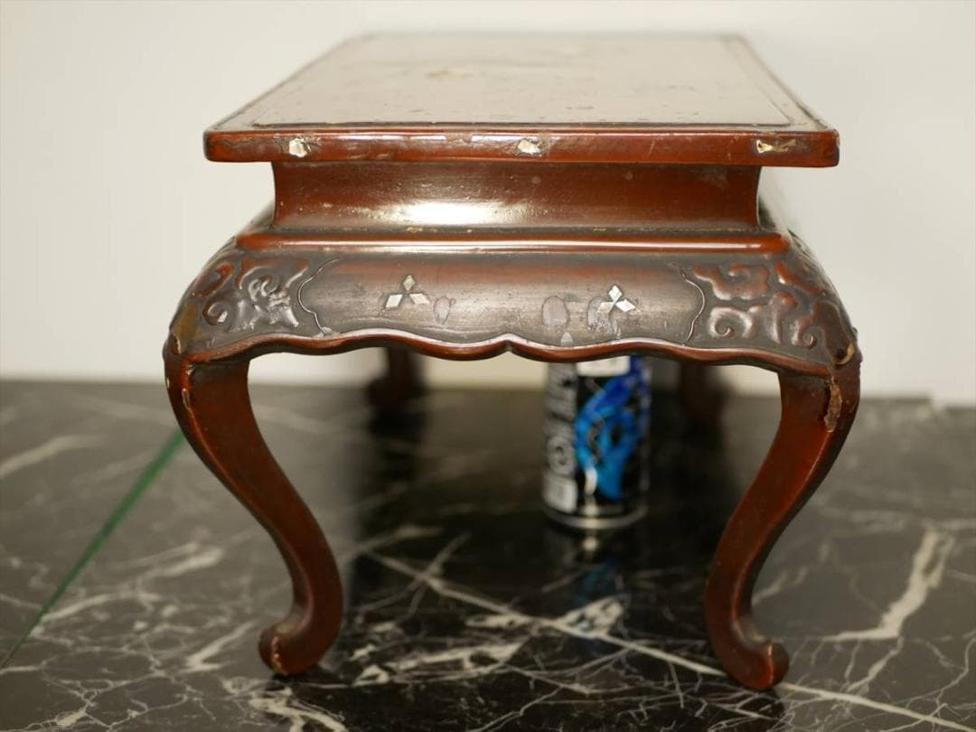 限定値下　収集品　歴史ある寺院からの整理品　経机　螺鈿　蒔絵　3014