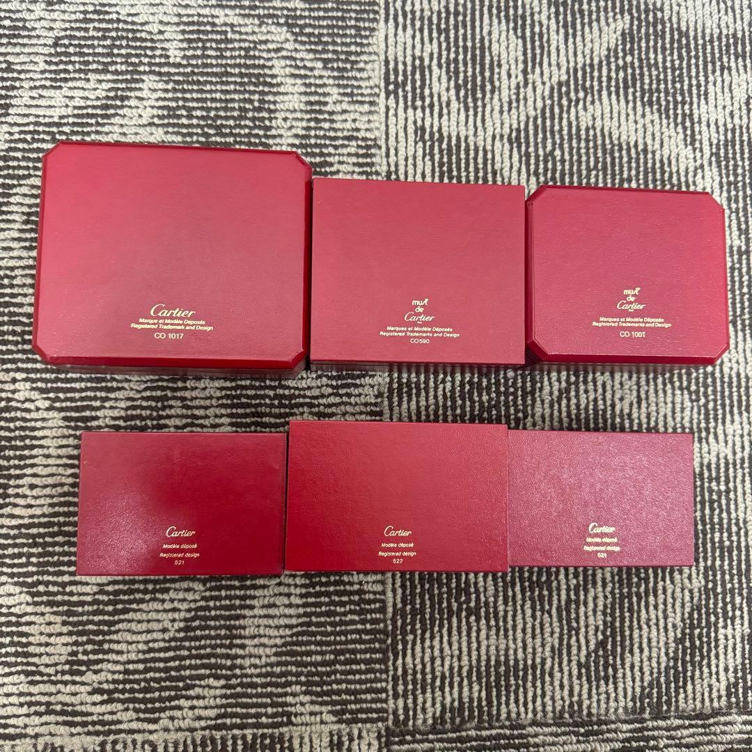 Cartierカルティエ マスト用 時計ケース Cリングタイプ 空箱6個セット