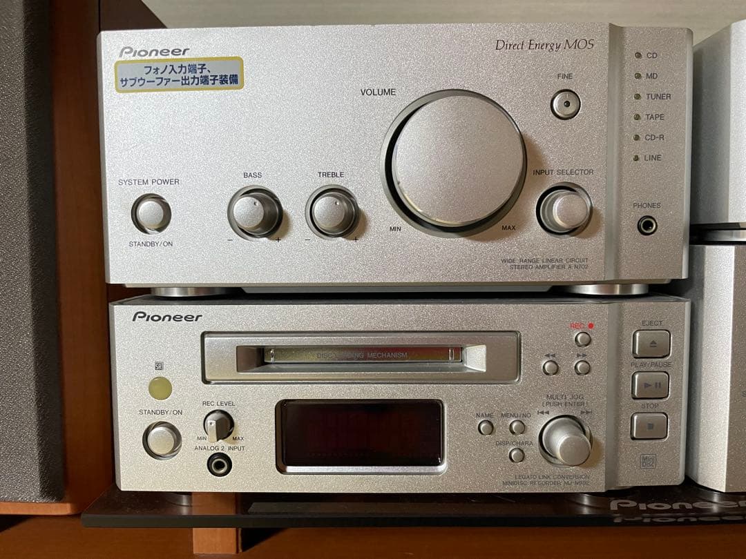 Pioneer（パイオニア）FILL／ミニコンポ／インシュレーター＆ラック付