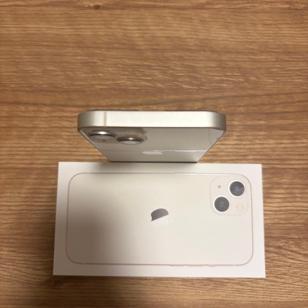 Apple iPhone 13 ホワイト 本体 + ケーブル　美品
