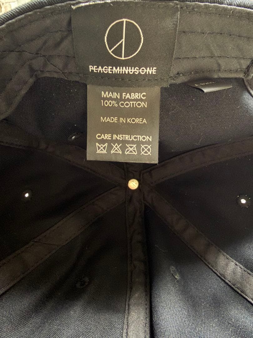 17SS ピースマイナスワン PEACEMINUSONE ベースボールキャップ
