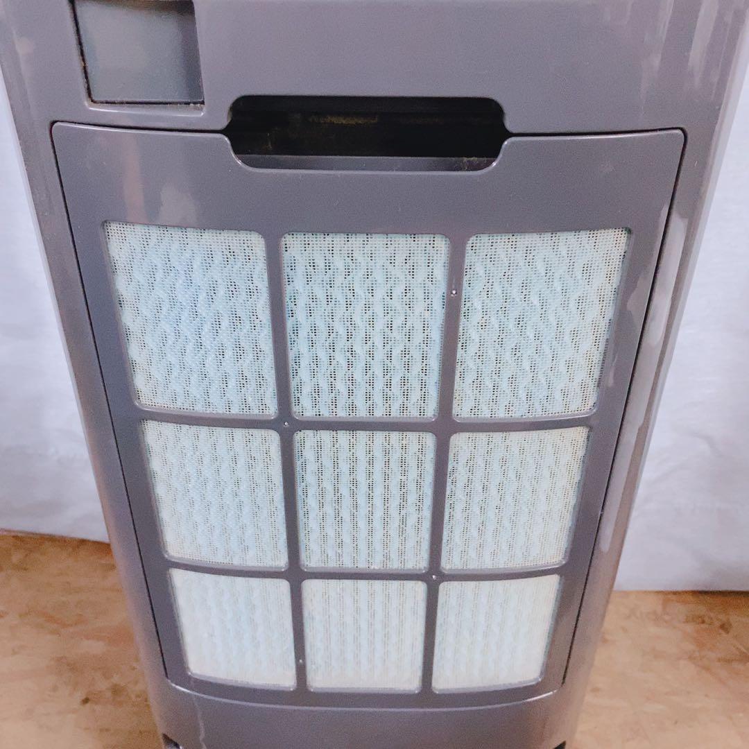 冷風 暖房 加湿 3WAY THREEUP タワー型 ヒーター 冷風扇