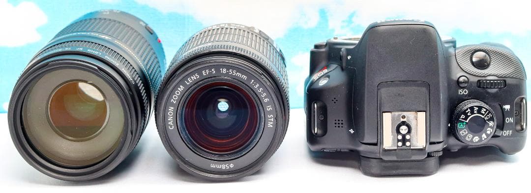 Canon kiss x7⭐️超小型一眼レフ⭐️スマホ転送♪⭐️ダブルレンズ