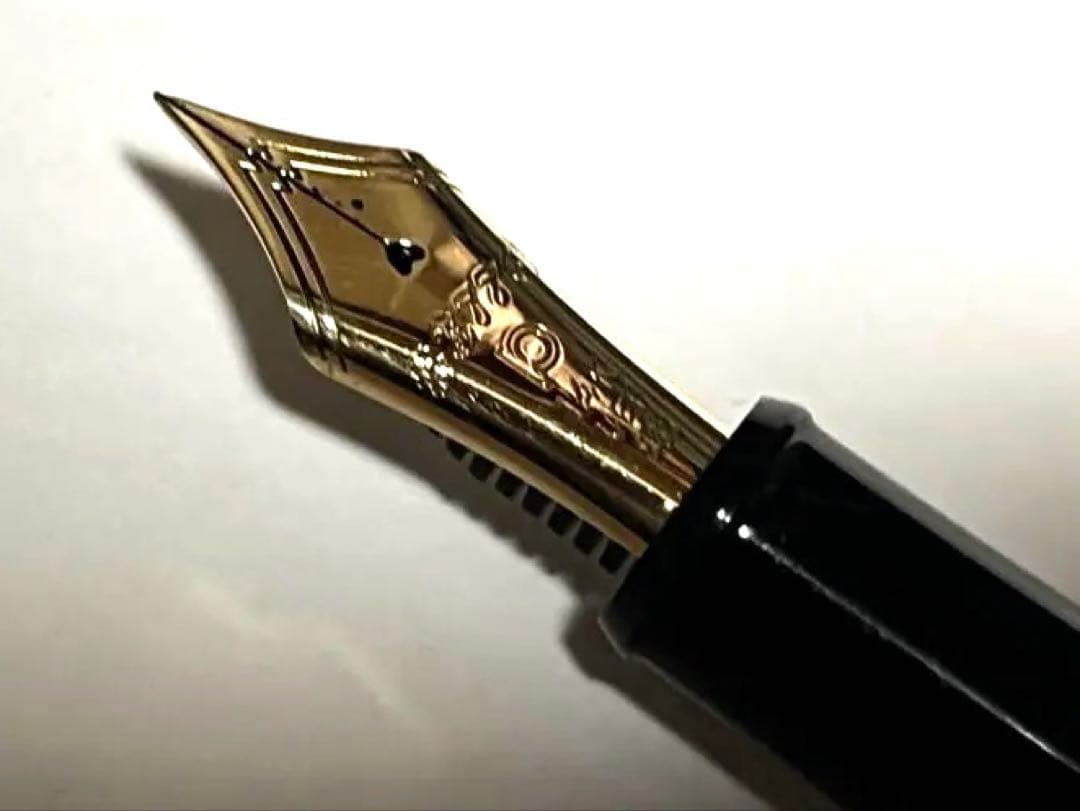 プラチナ　#3776センチュリー　14k 超極細（UEF）