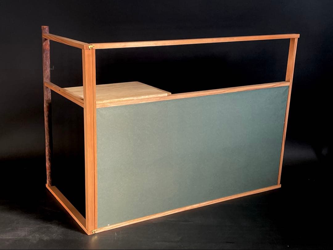 「母」 表千家 一甫宗匠御好 台目棚 自在棚 組立式 紙箱 茶道具（107①）