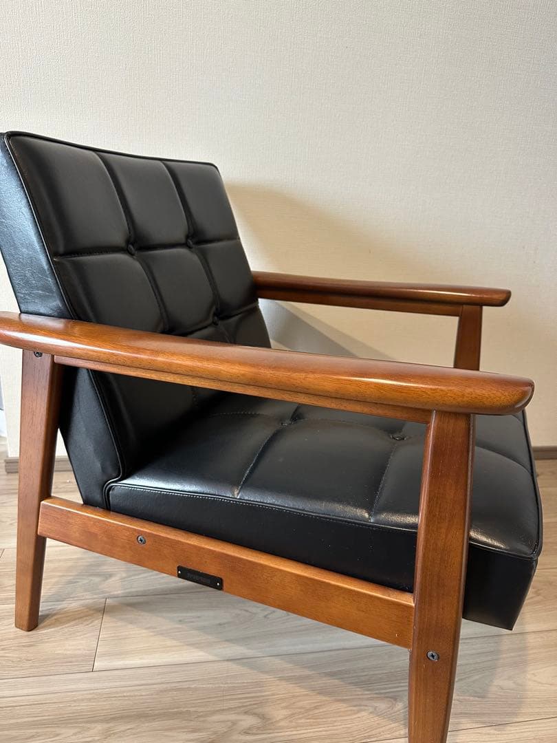 カリモク60 Kチェア　1シーター　スタンダードブラック