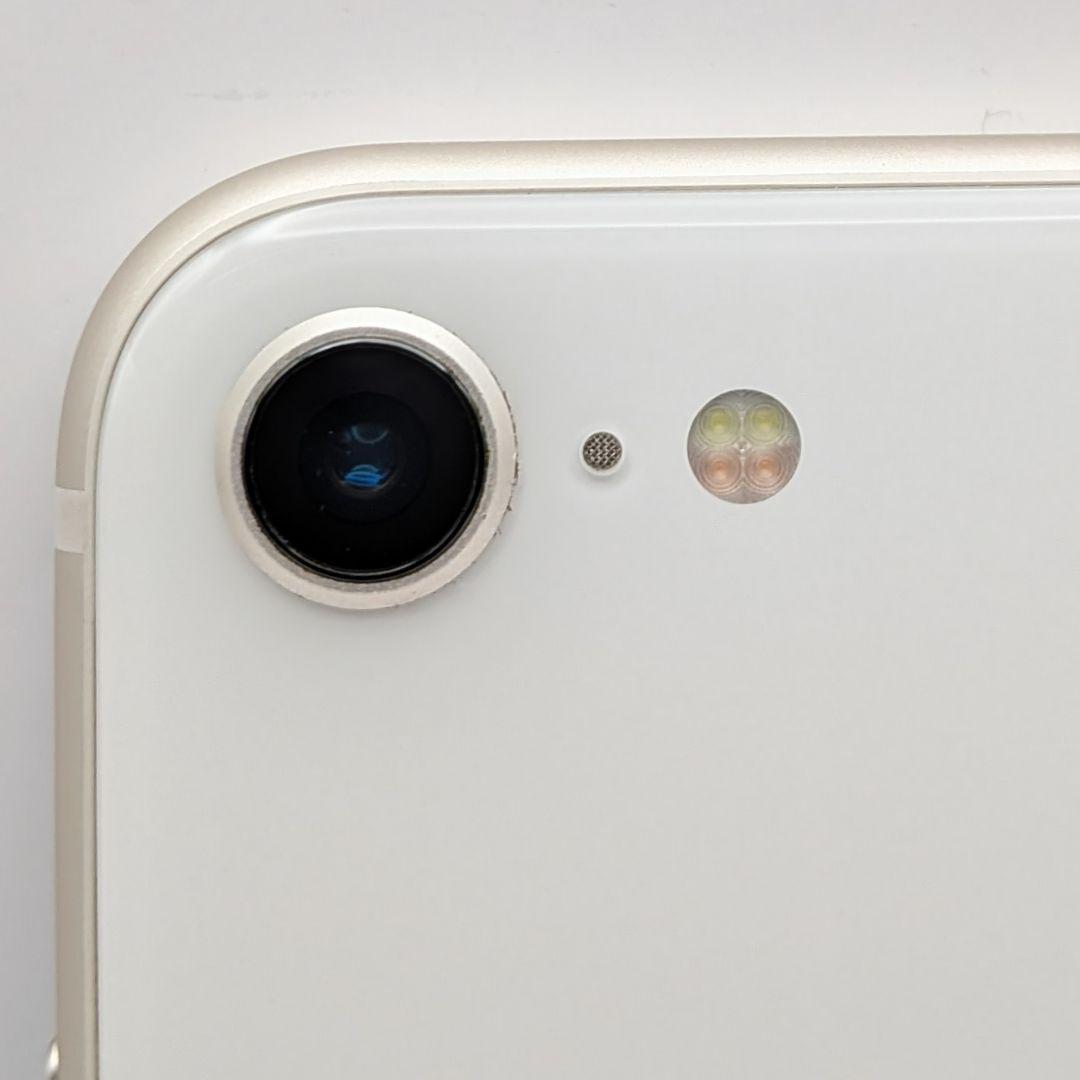 極美品！ iPhone SE3 64GB ホワイト 新品バッテリー