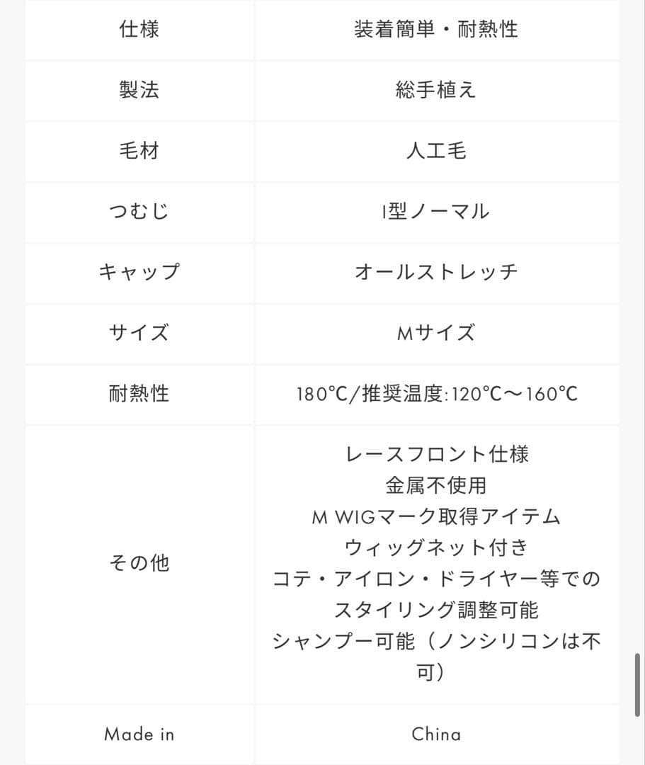 リネアストリア♡天使のコフレウィッグ