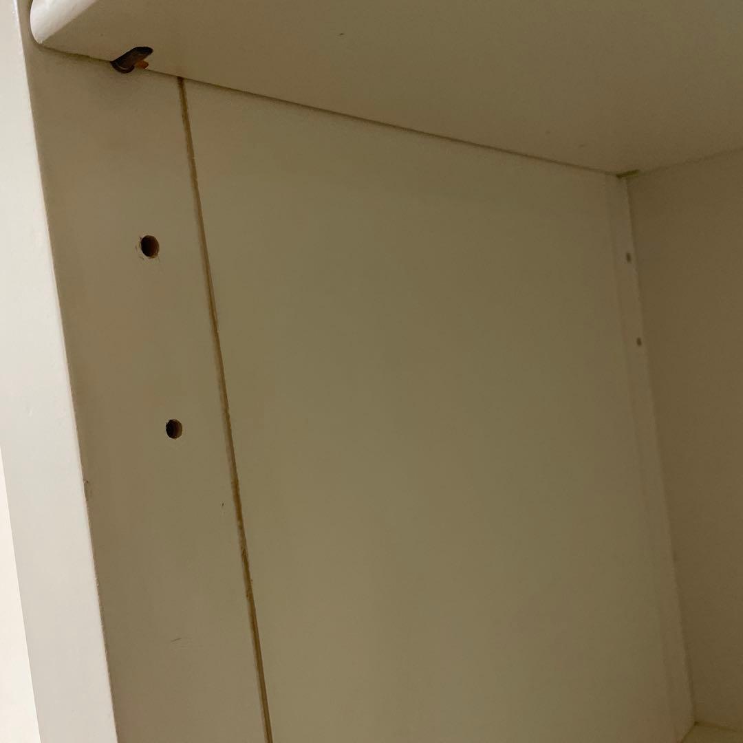 Alan Vu 様　Cafe Kid ホワイト本棚 4段 引き出し付き