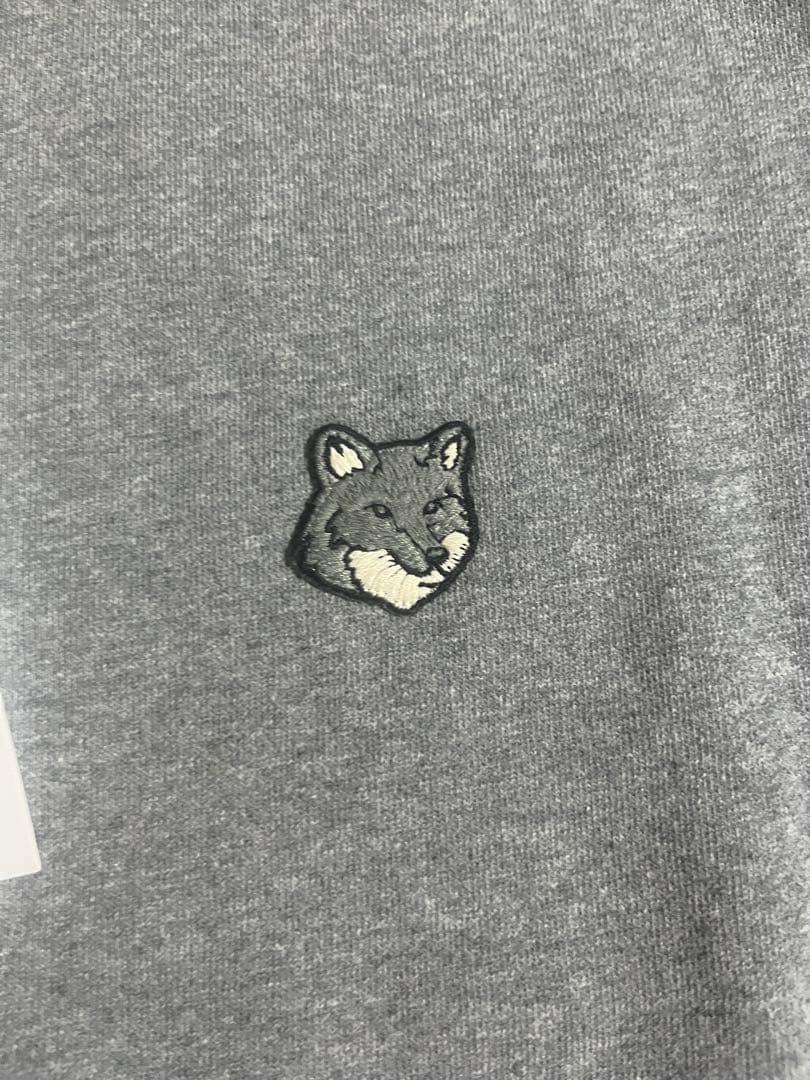 【新品】メゾンキツネ MASION KITSUNEスウェットトレーナー グレーS