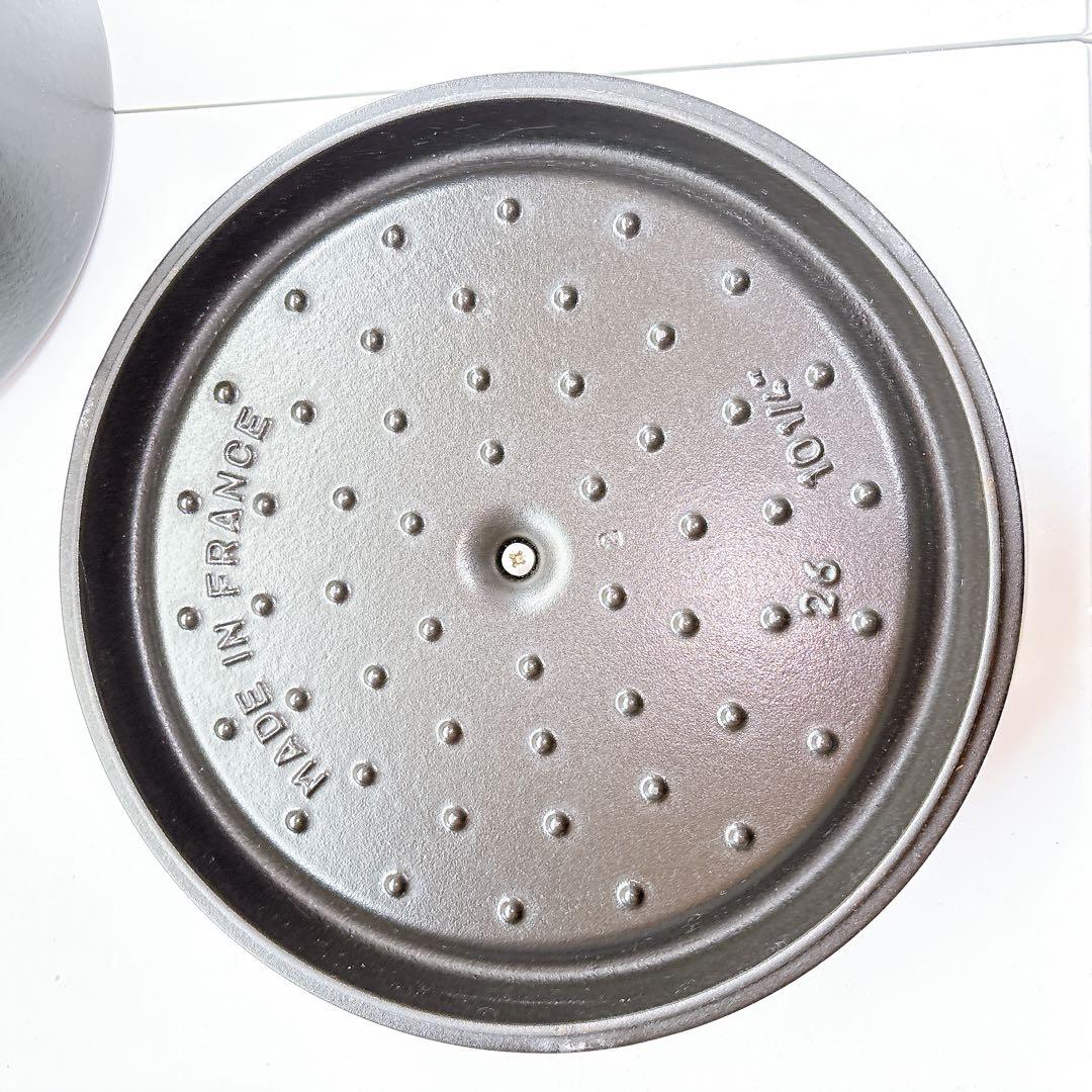 STAUB ストウブ LA COCOTTE ラウンド ブラック 26cm