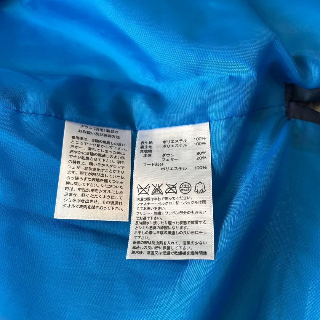 ✨️美品✨️adidas　ベンチコート　ダウンジャケット　ネイビー　Mサイズ