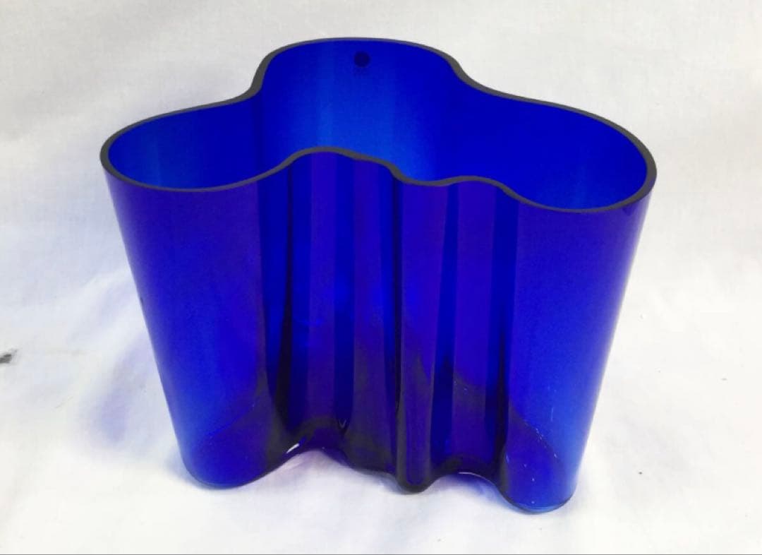 *レア*イッタラ ベースAlvar Aalto/アアルトコバルトブルー160㎜