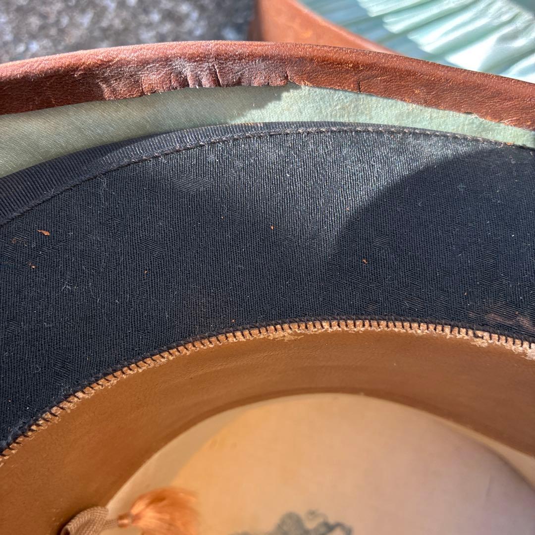 専用専用専用 イギリスアンティークレザーハットケース帽子GLYN&Coビンテージ