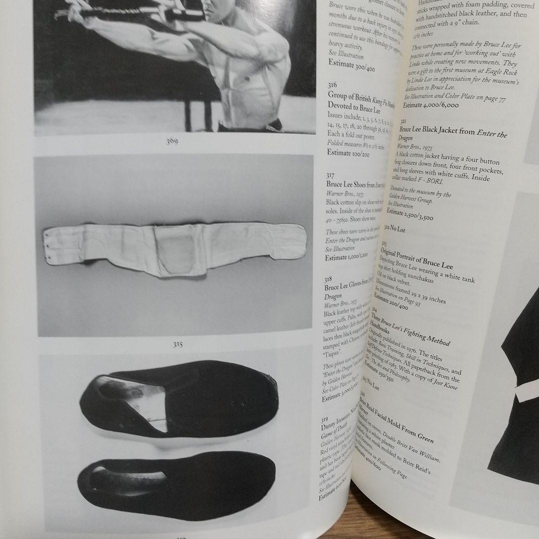 1994年オークションカタログ、ブルースリー遺品などレア‼️