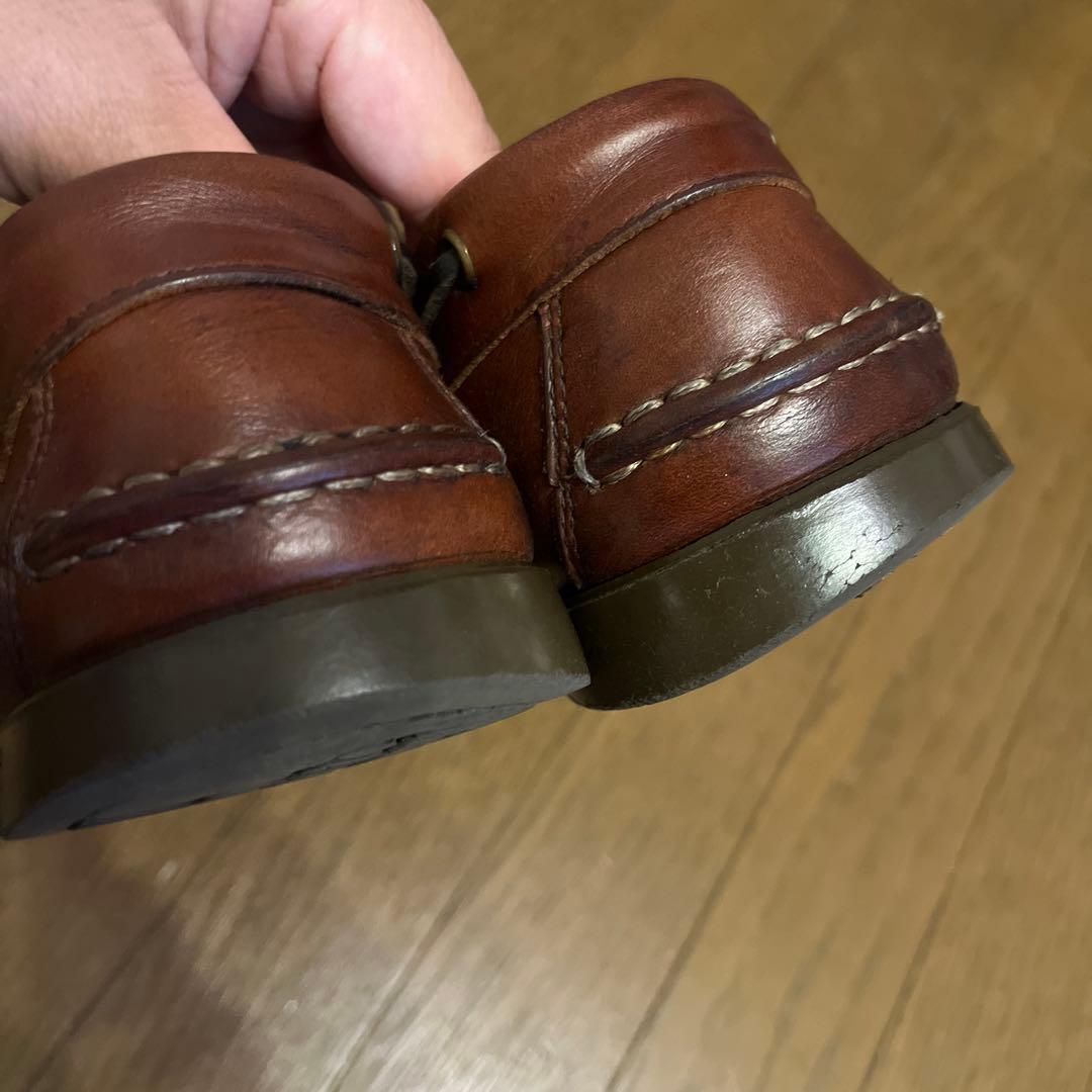 【美品】パラブーツ デッキシューズ『バース』サイズ8ブラウン