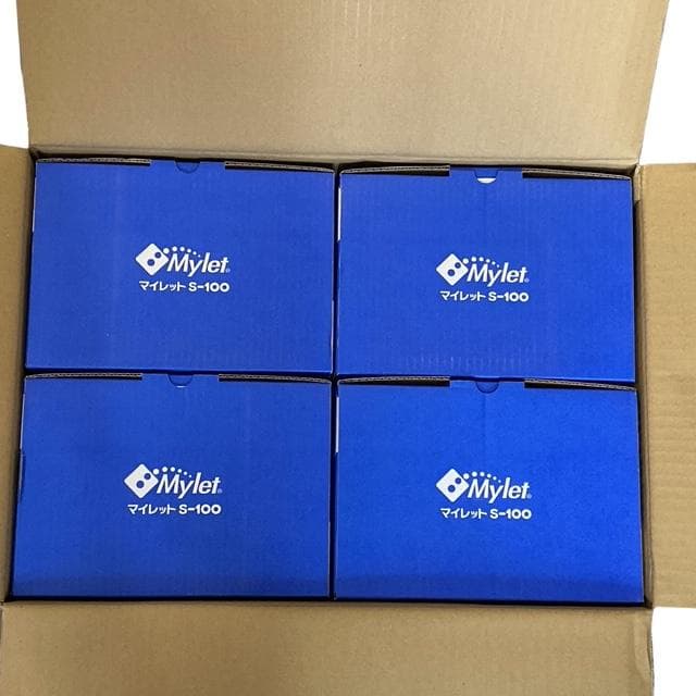 【未使用Mylet】マイレット S-100 災害用トイレセット 100回分×4箱
