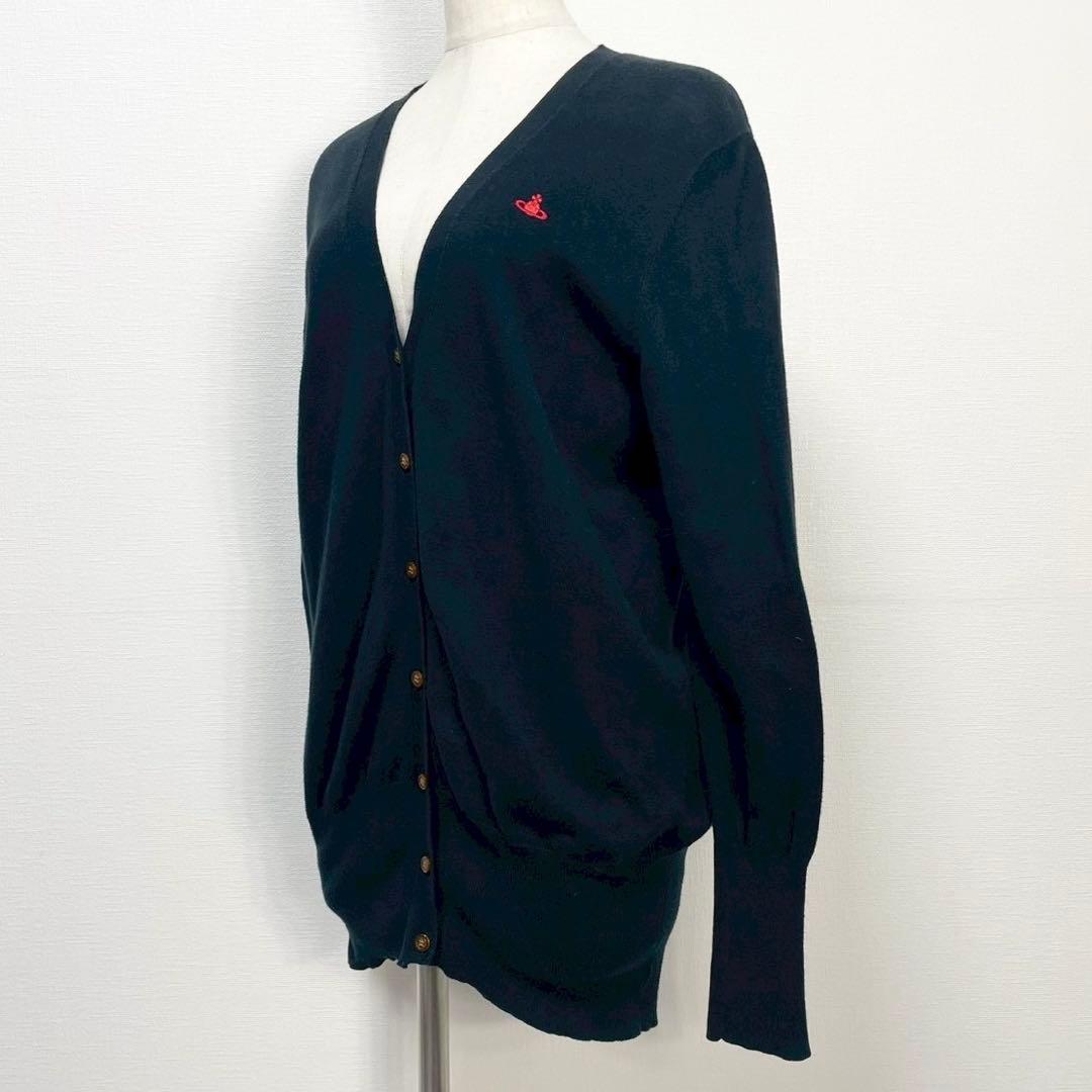 y2k❤️ Vivienne Westwood オーブ 刺繍 カーディガン