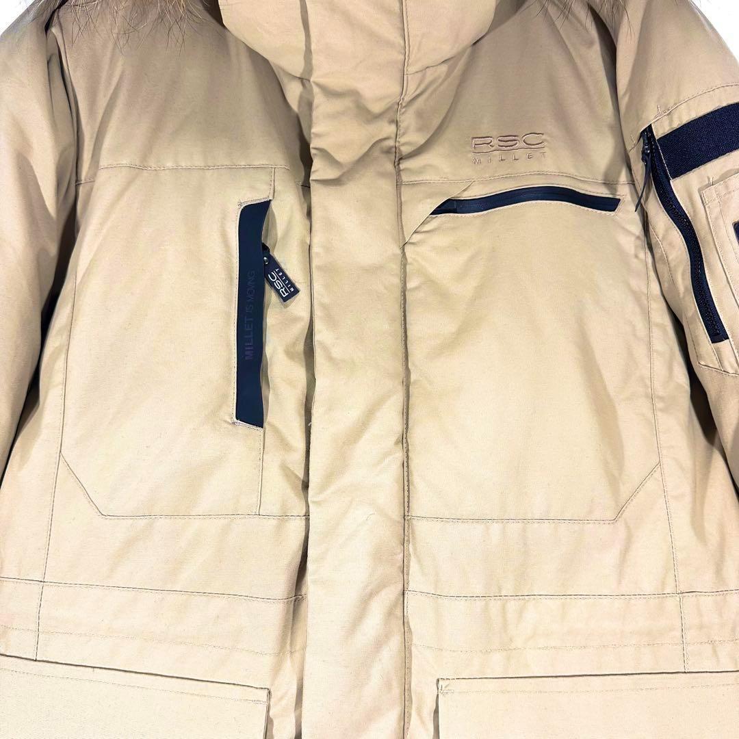 【極美品】MILLET ミレー ダウンジャケット　ファー付フード　日本未発売