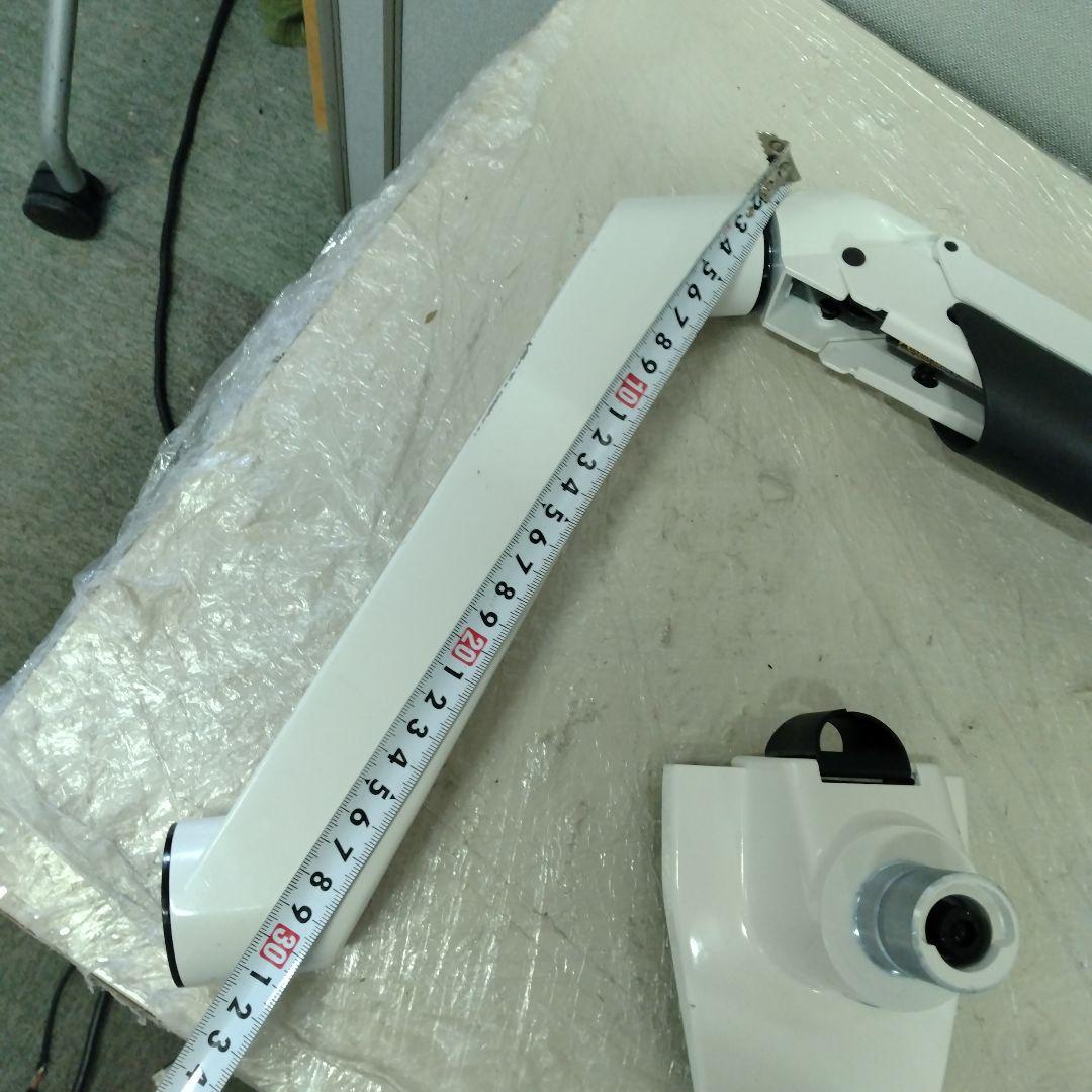 サンワサプライ　水平垂直多関節液晶モニターアーム　ホワイト　YK