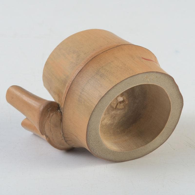 茶道具　竹蓋置　在銘　共布共箱　V　9873