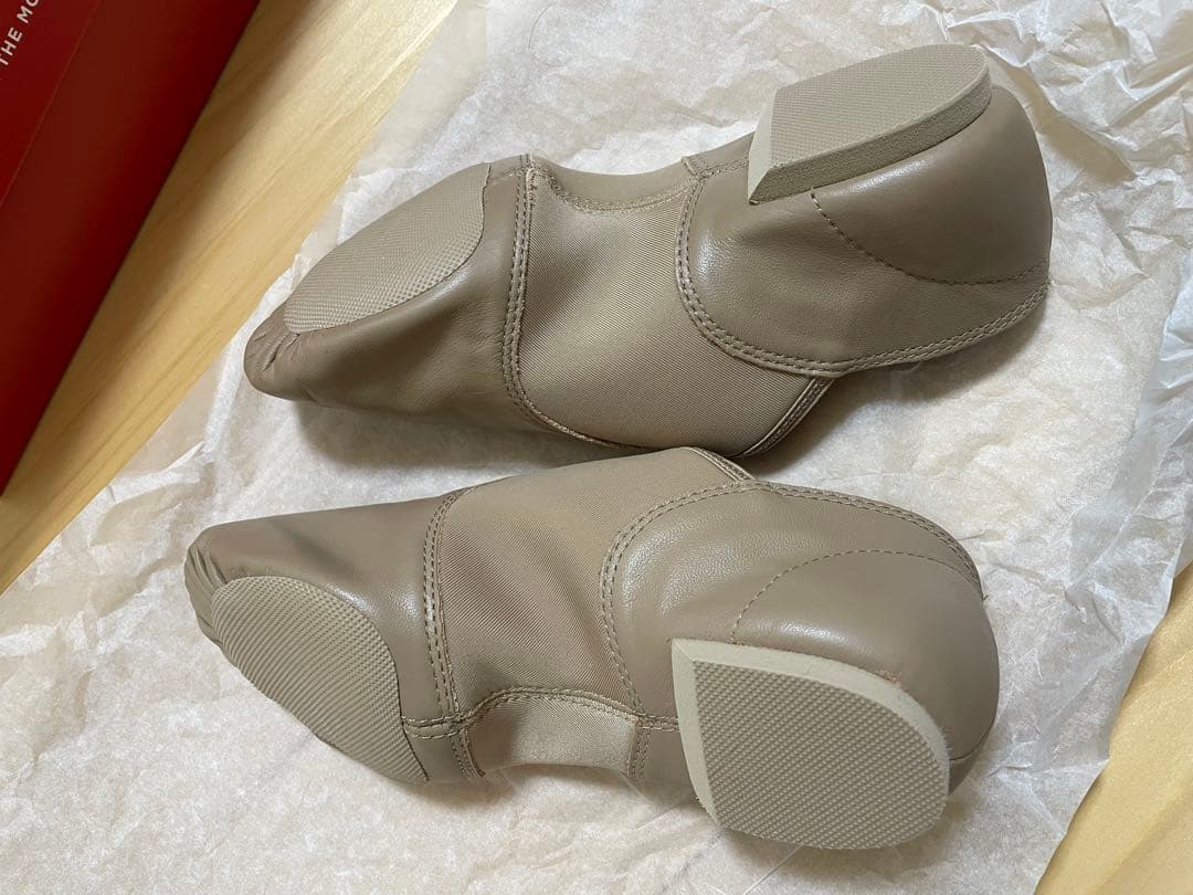 Capezio カペジオ 牛革製 ジャズシューズ EJ2 25cm キャラメル
