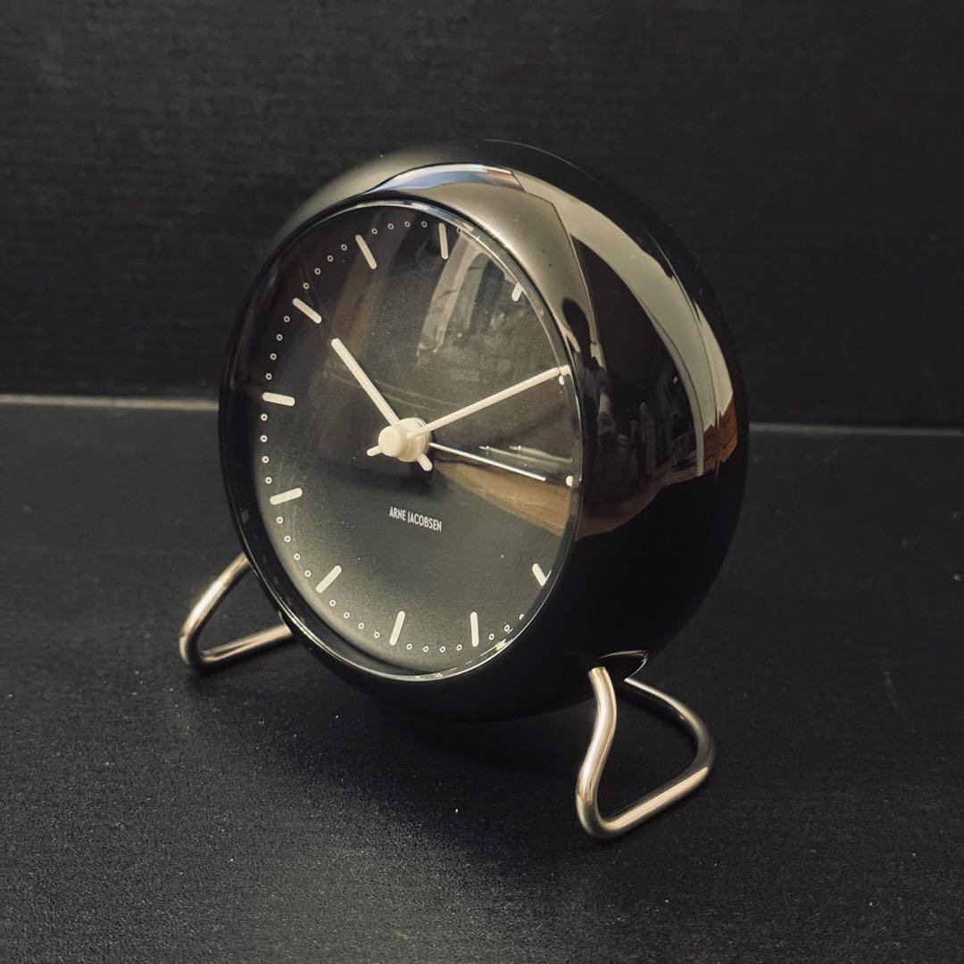 【ほぼ未使用】アルネ・ヤコブセン シティホール テーブルクロック