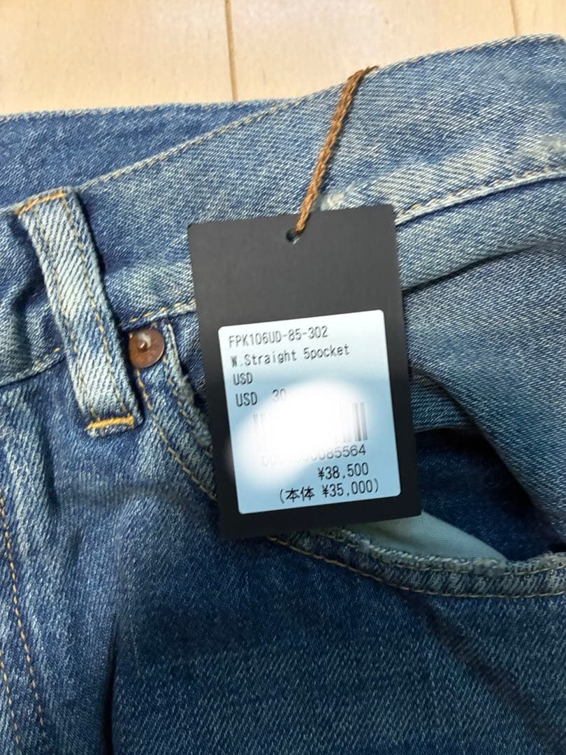 パンツ MINEDENIM W.Straight 5pocket USD 30