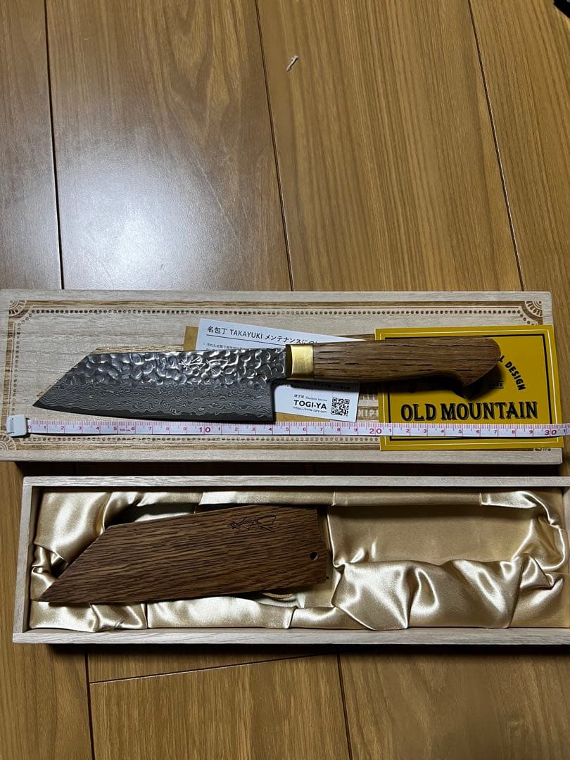 新品未使用品　OLD MOUNTAIN takayuki 包丁
