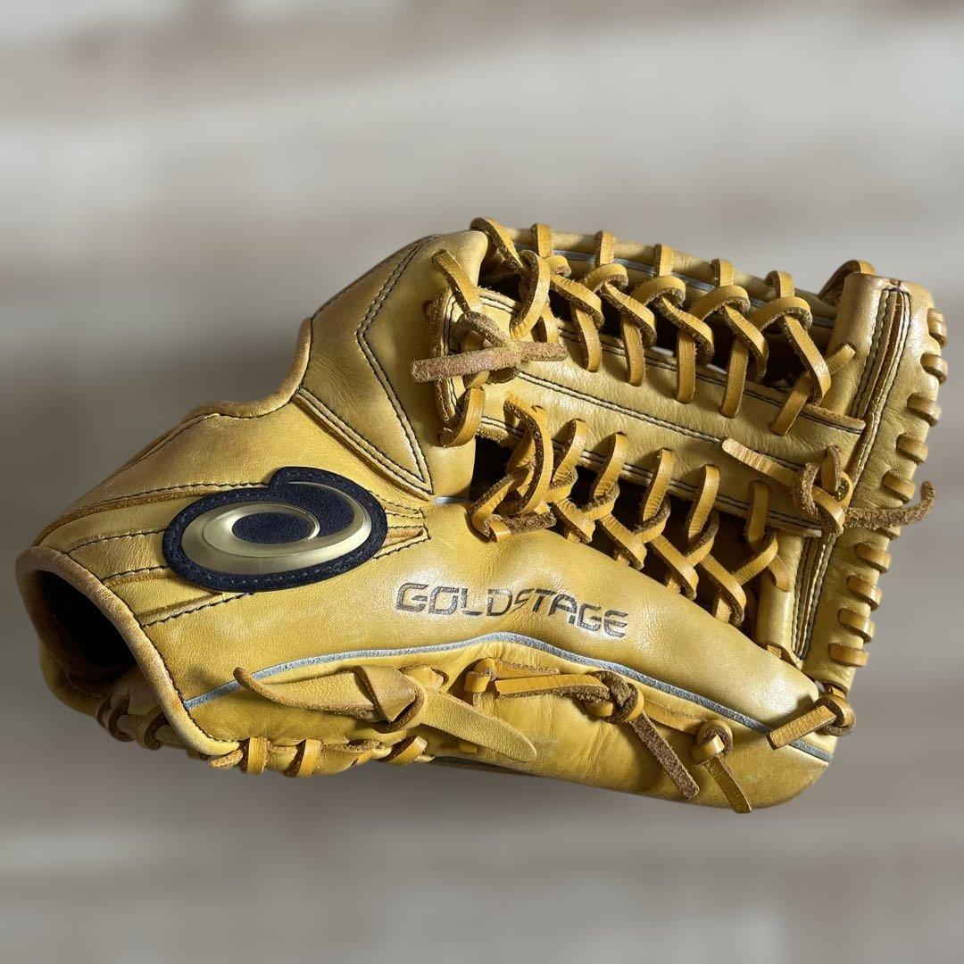 asics ゴールドステージ グローブ イエロー