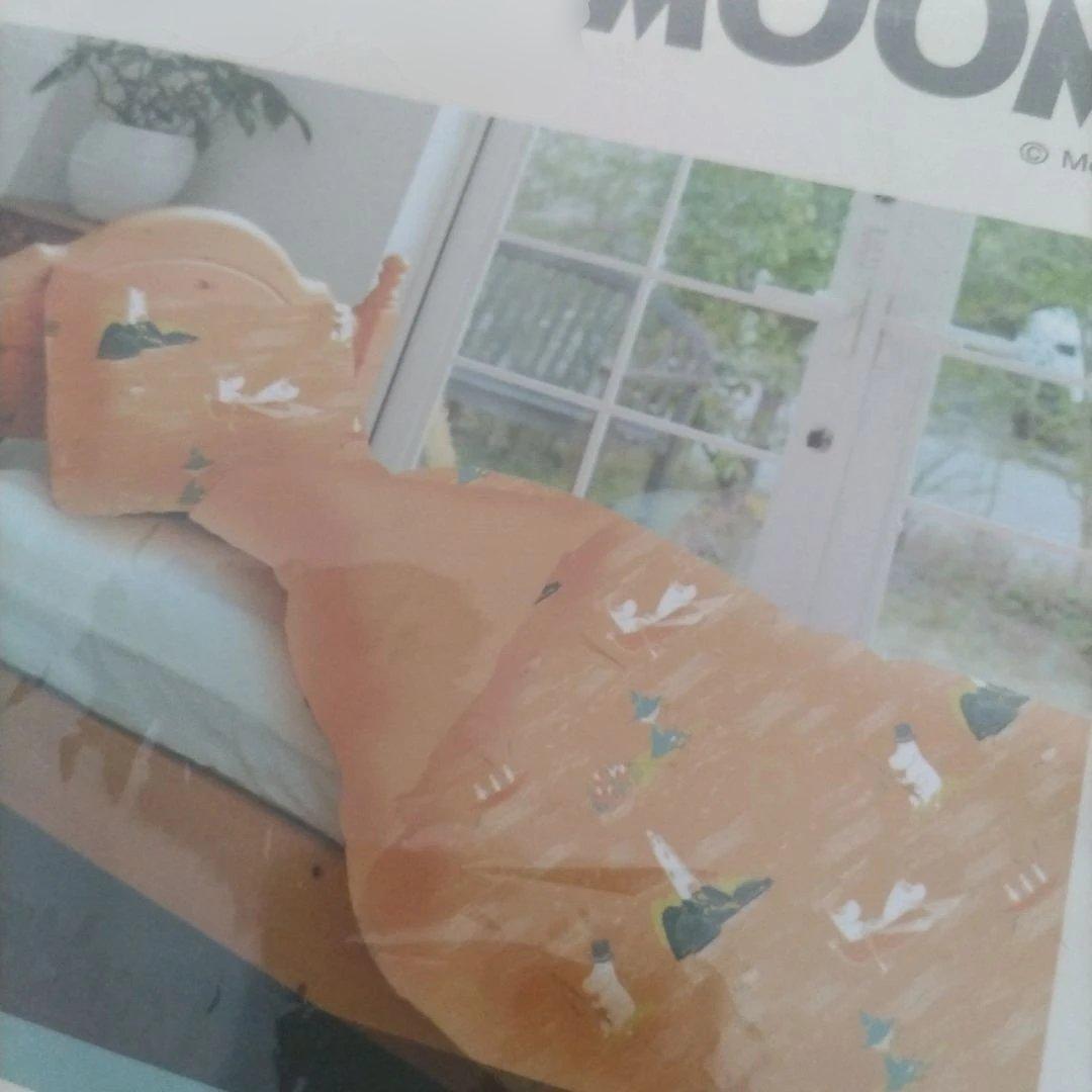 MOOMIN 掛け布団カバーセット　シングル　枕カバー　バック　2セット