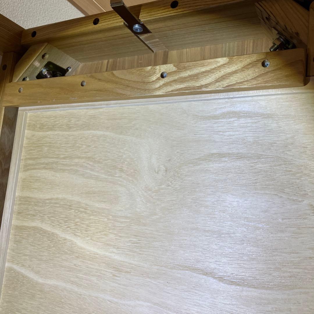 【直接お渡し】無印良品 タモ材 デスク/キャビネットセット　勉強机　中古