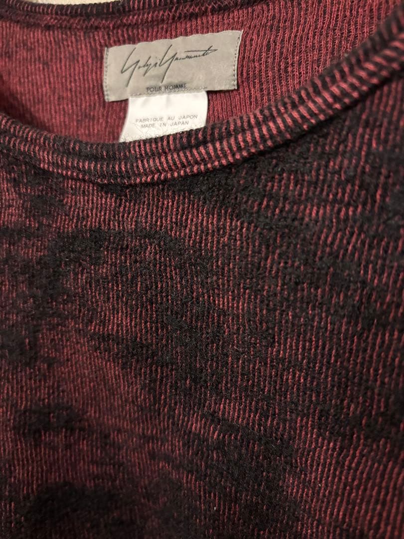 Yohji Yamamoto 迷彩柄ウールカットソー