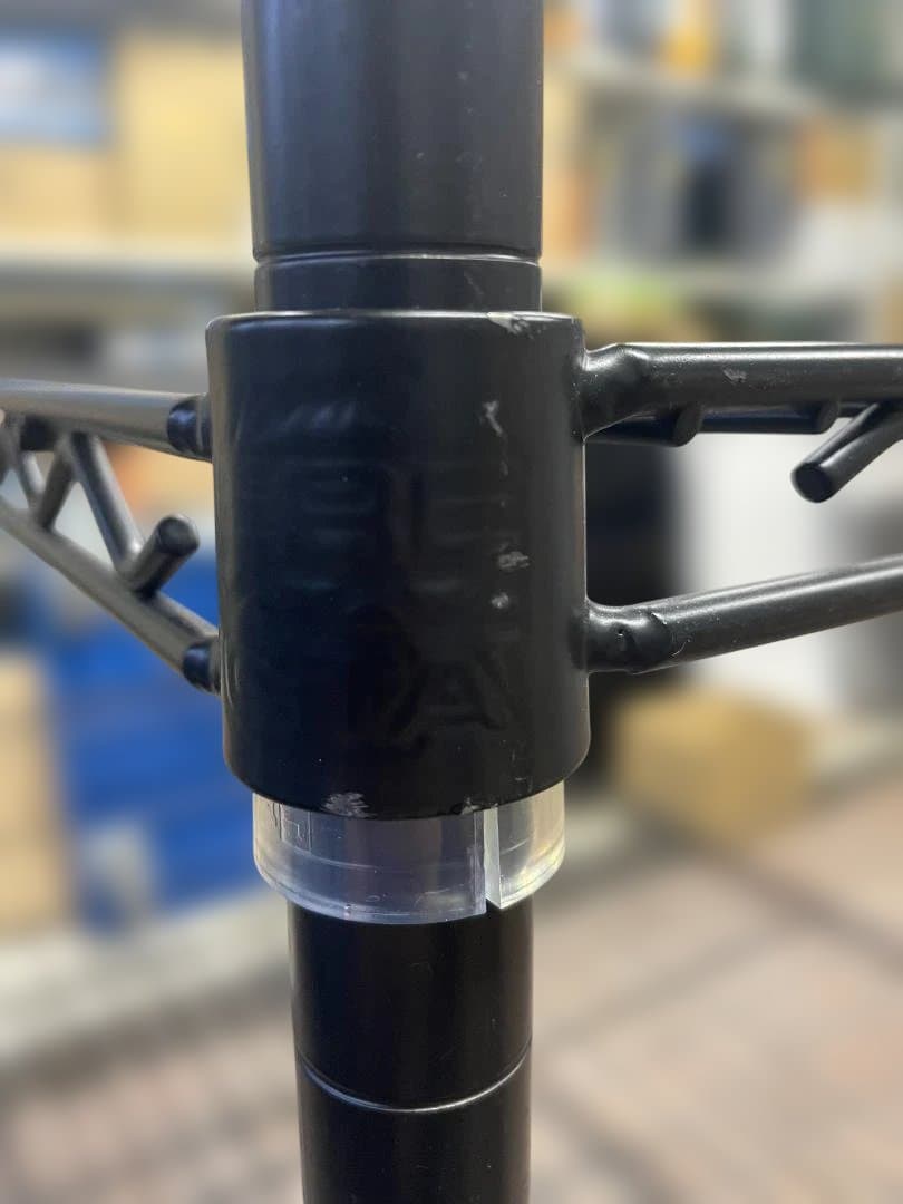  ERECTA　ワイヤーシェルフ 3方クロスバー黒 アクリル板×４