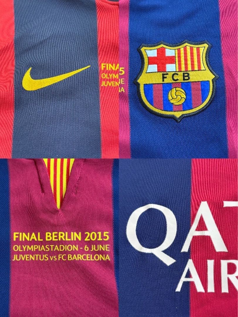 『正規品』バルセロナ 14/15 CL決勝仕様 メッシ ユニフォーム