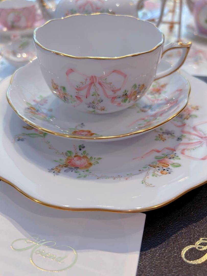 ヘレンド　新品未使用　エデンローズドラジェ　 デザートプレート