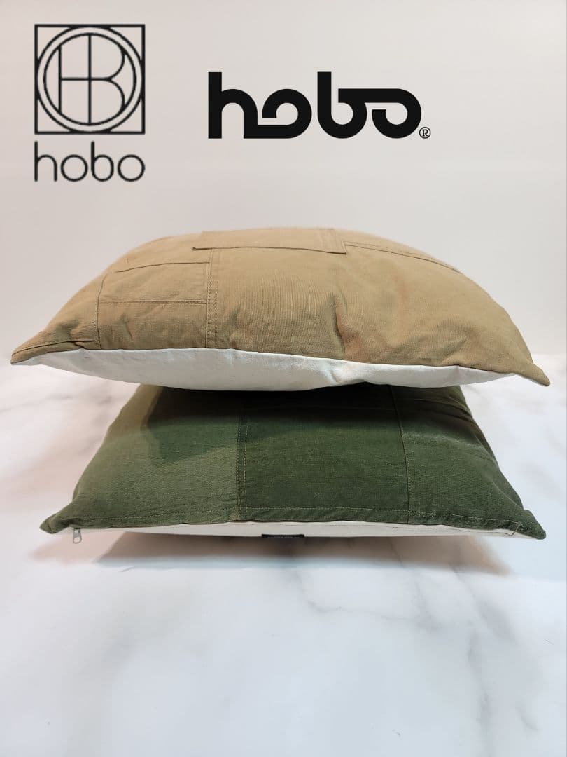 hobo / ARMY CLOTH  PATCHWORK CUSHION /BG