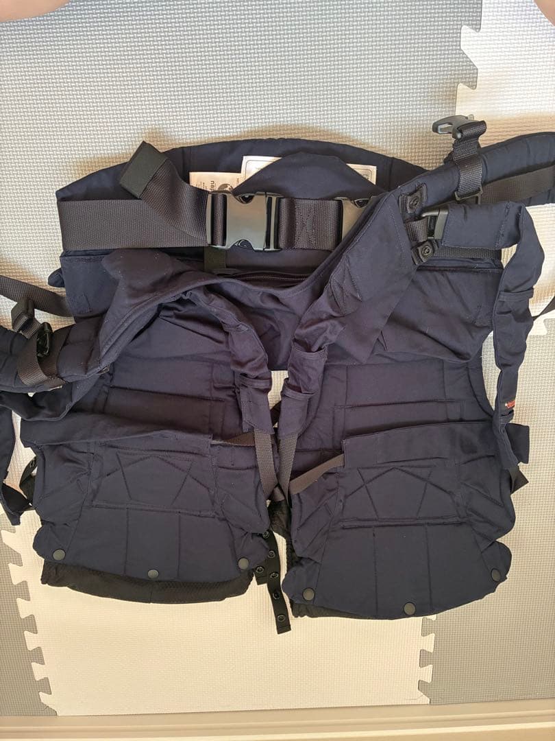 双子用抱っこ紐napnap(ナップナップ)ネイビー