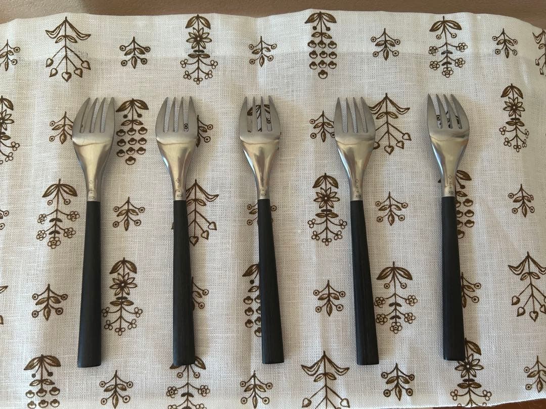 柳宗理 SORI YANAGI 黒柄カトラリー