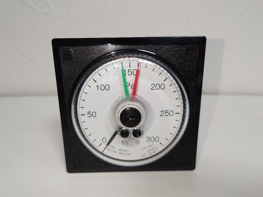 山本電機製作所 WO81 PR 微差圧計 マノスターゲージ 823971 Pa