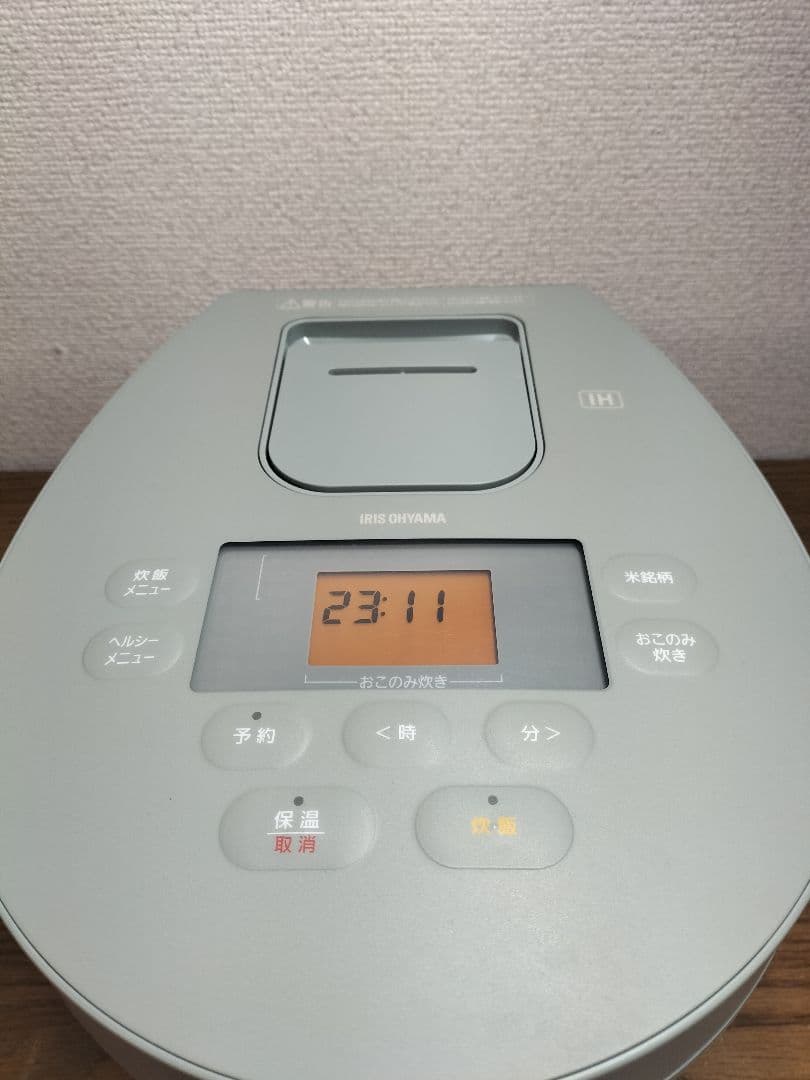 美品　アイリス IH炊飯器 5.5合炊 RC-IL50-G 2024年製