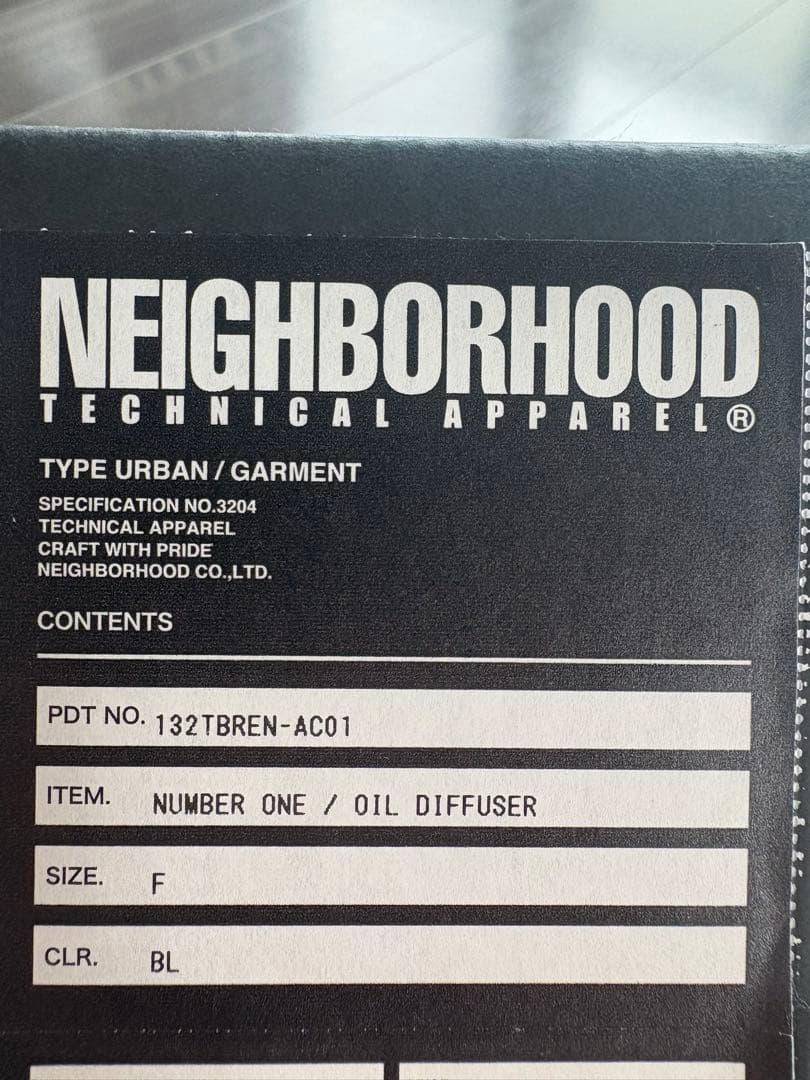 その他 NEIGHBORHOOD retaW NUMBER ONE DIFFUSER