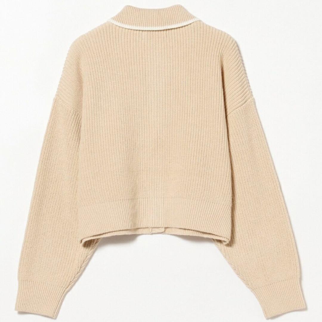 FRED PERRY×Ray BEAMS 別注ニットカーディガン ホワイト